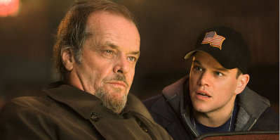Jack Nicholson & Matt Damon in The Departed